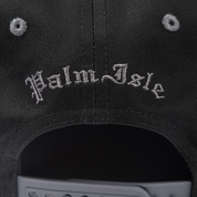 Stamp 5 Panel Snapback Cap - Black/Grey