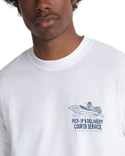 T-Shirt Pauly's Delivery - Blanc