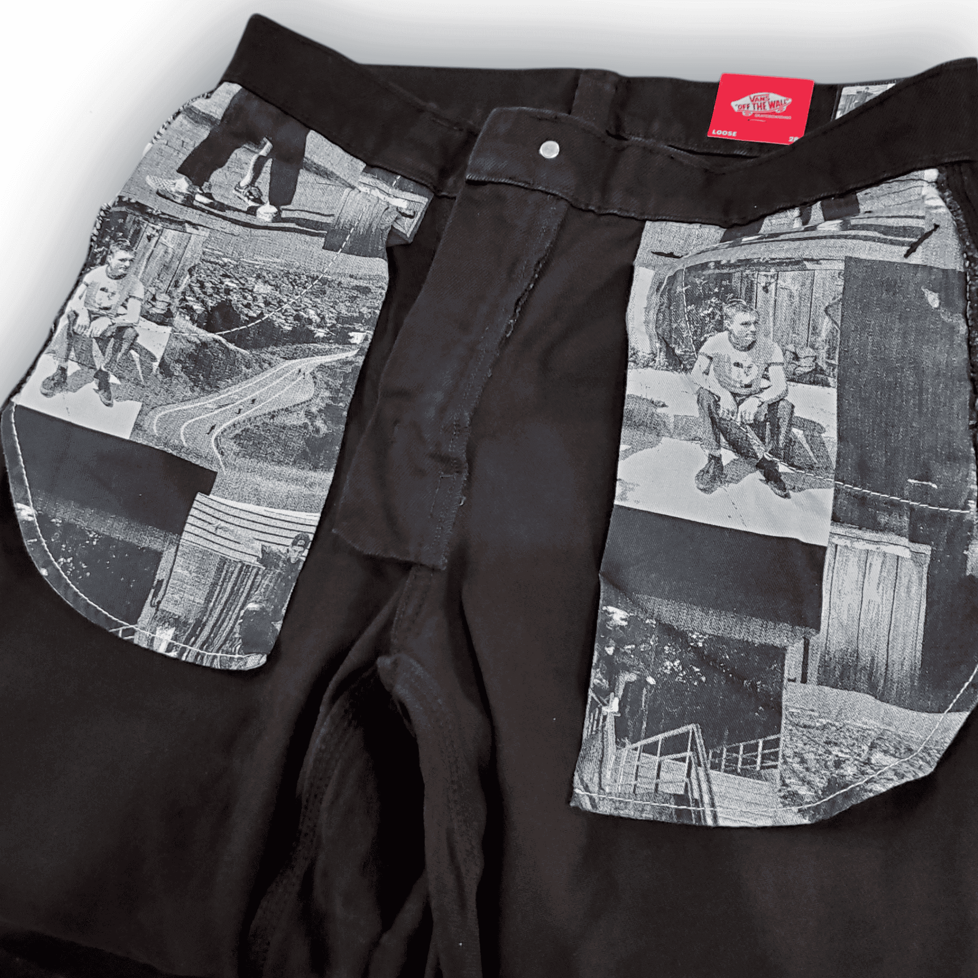 Skate Check-5 Pantalon Large en Denim - Denim Noir