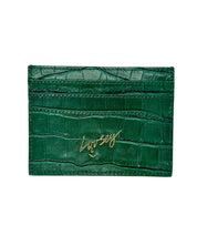 Croc Skin Porte-Cartes - Vert