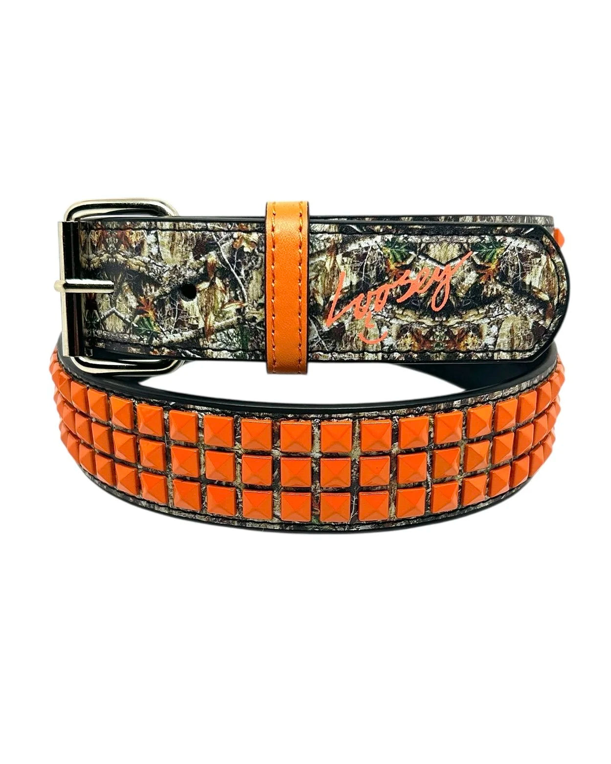 Devin Szydlowski Pro Belt  - Camo Stud/Orange