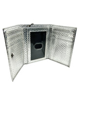 Metallic Chain Gang Portefeuille - Argent