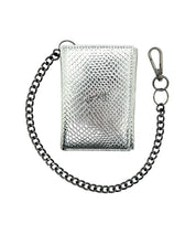 Metallic Chain Gang Portefeuille - Argent