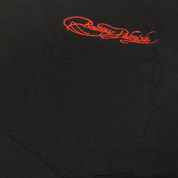 Signature Embroidery Pocket T-Shirt - Black