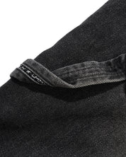 Point Denim Shorts - Work Grey