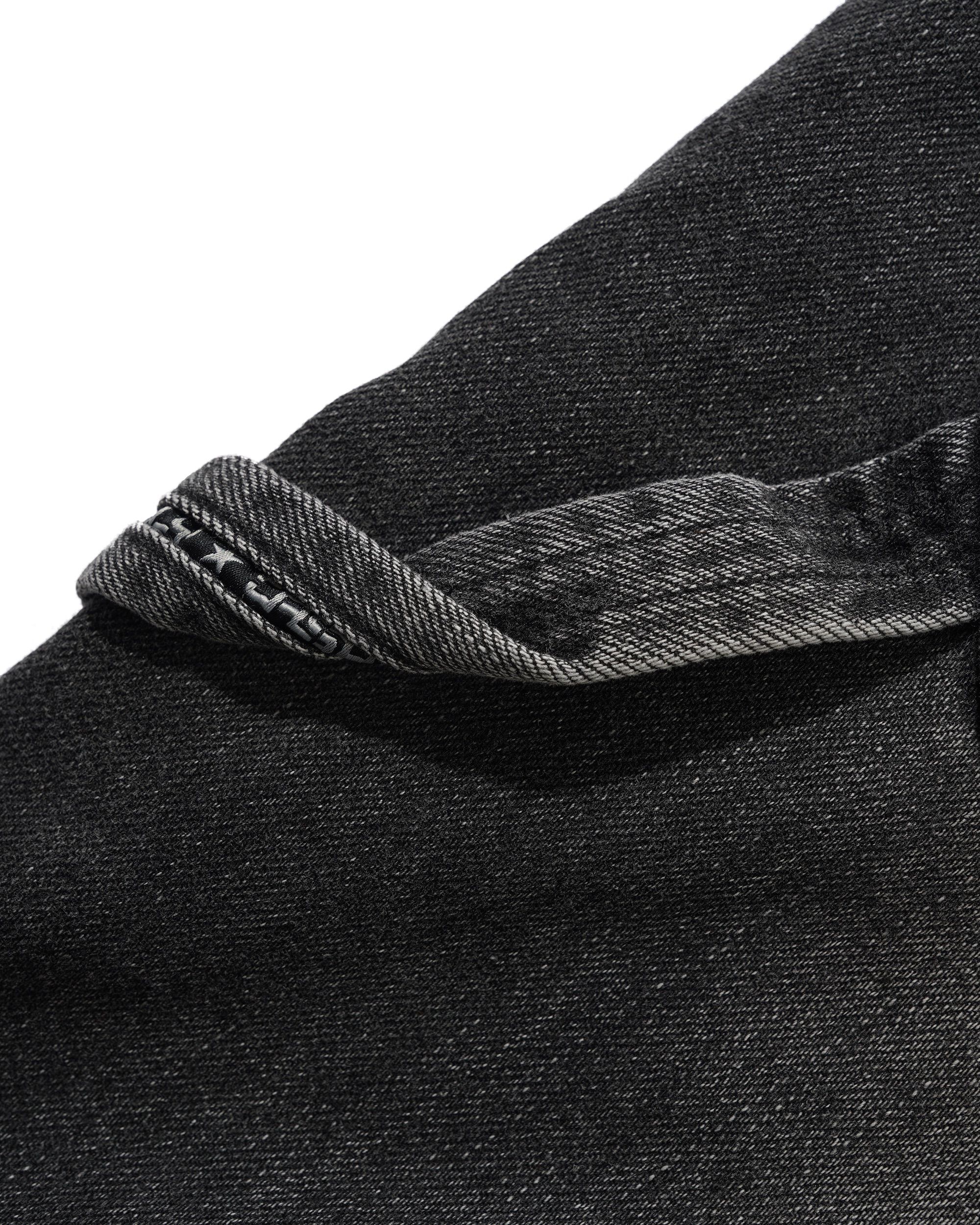 Point Denim Shorts - Work Grey