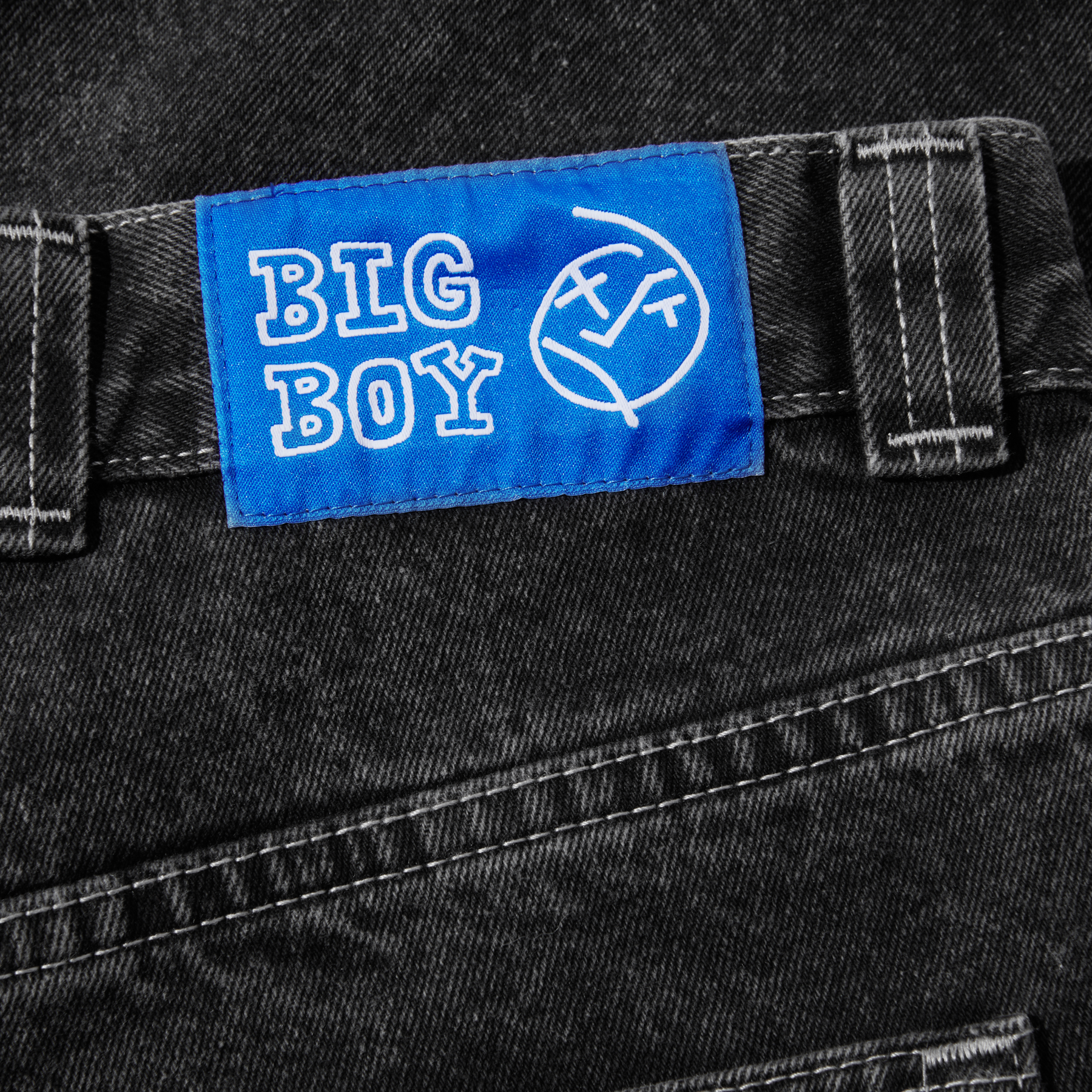 Big Boy Pantalon - Argent Noir
