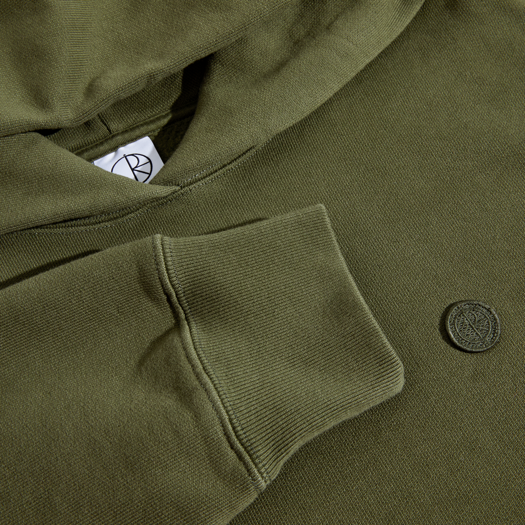 Sweat à Capuche Ed | Patch - Vert Uniforme