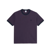 Ringer Tee - Dark Violet/Navy