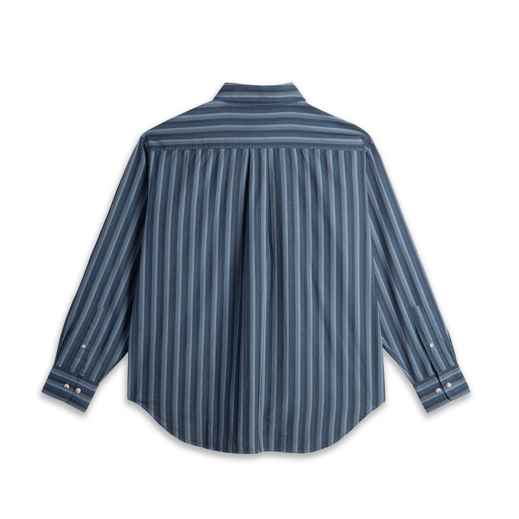Chemise à Manches Longues Ben - Rayures Bleues