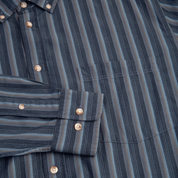 Chemise à Manches Longues Ben - Rayures Bleues