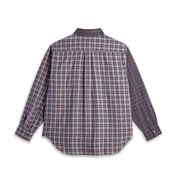 Ben LS Shirt | Violin - Graphite/Blue