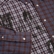 Ben LS Shirt | Violin - Graphite/Blue