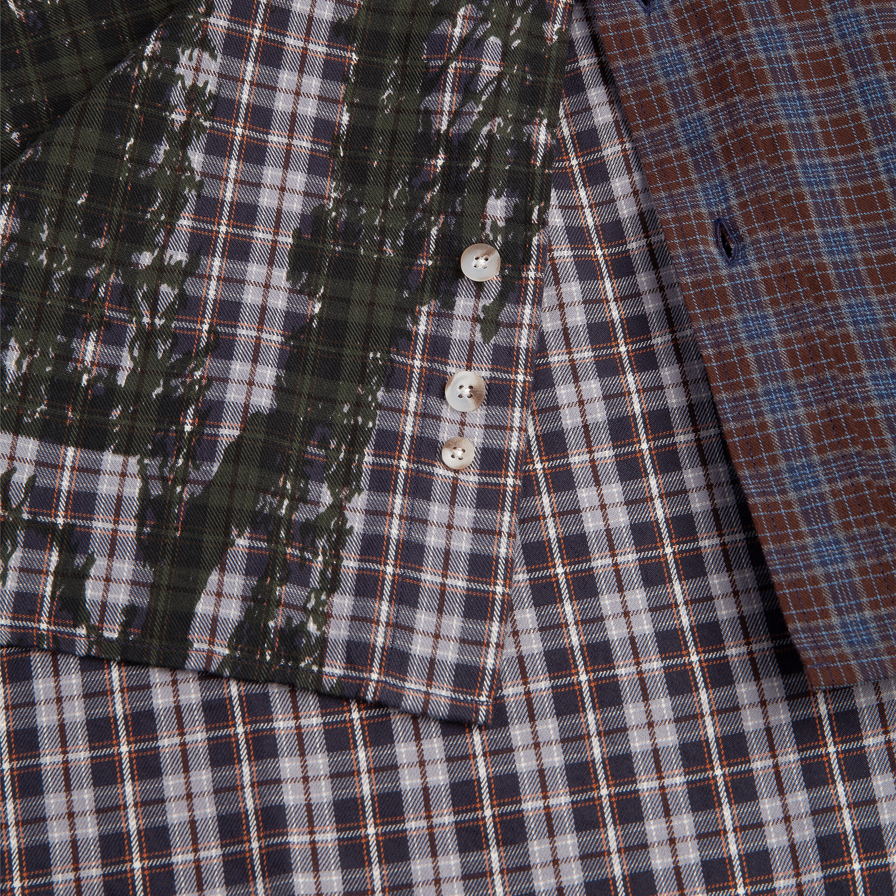 Ben LS Shirt | Violin - Graphite/Blue