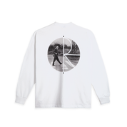 T-Shirt à Manches Longues Fill Logo | Klez Crossing - Blanc