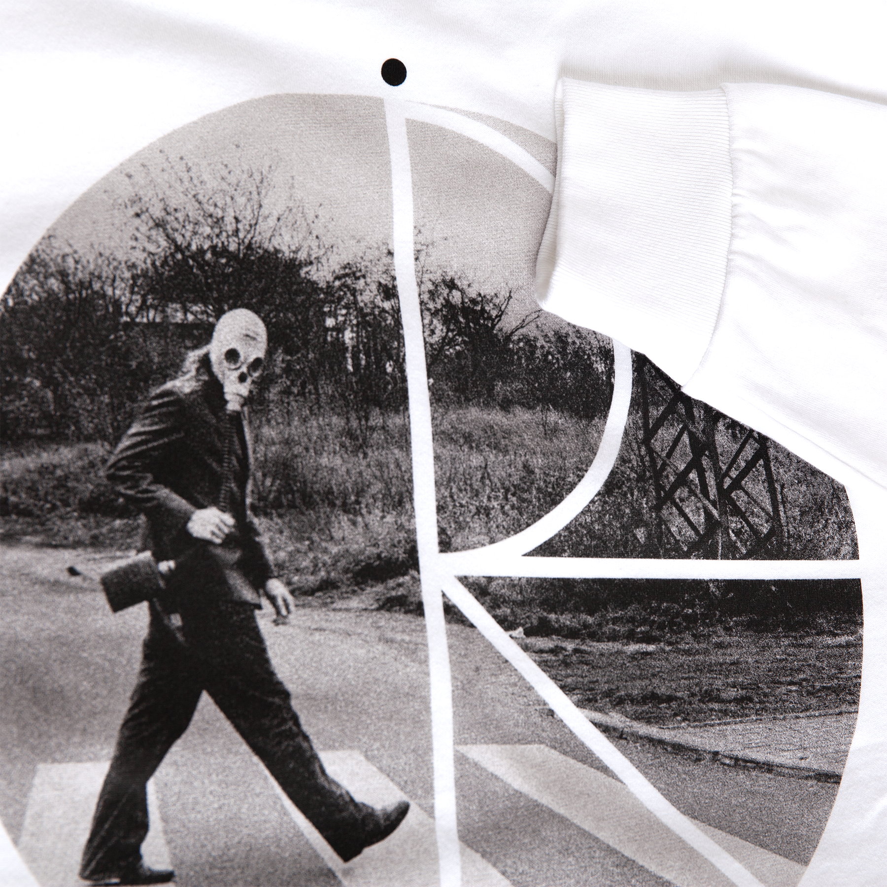 T-Shirt à Manches Longues Fill Logo | Klez Crossing - Blanc