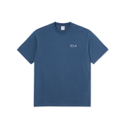T-Shirt Contrasté I Stroke Logo - Bleu Gris