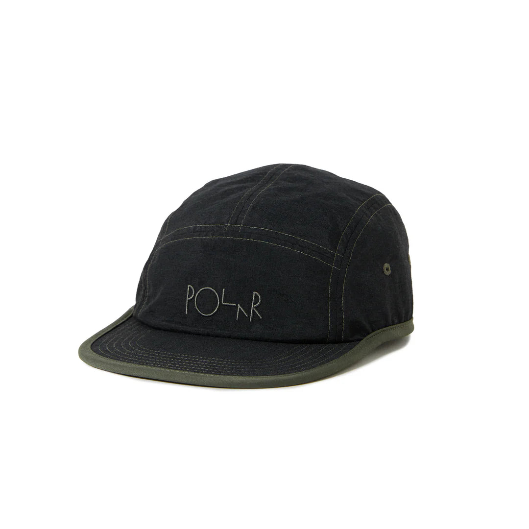 Polar-Skate-Co-SP26-Vilde-Cap-Black-Army-Green-1.webp