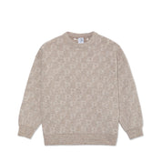 George Sweater P Pattern - Sand