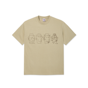 T-Shirt Contrast 8 Heads - Sable/Brun