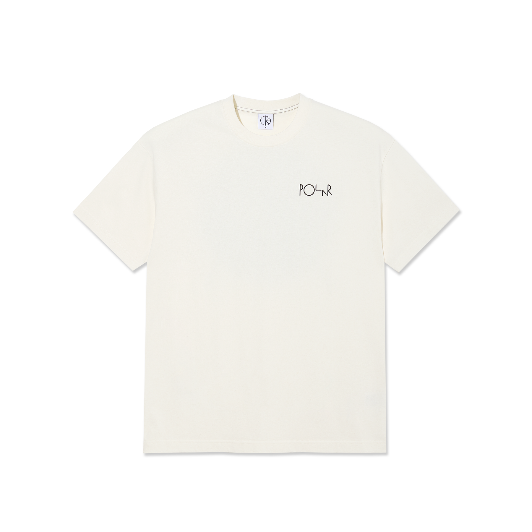 Contrast Tee | Fill Logo - Ivory/Black