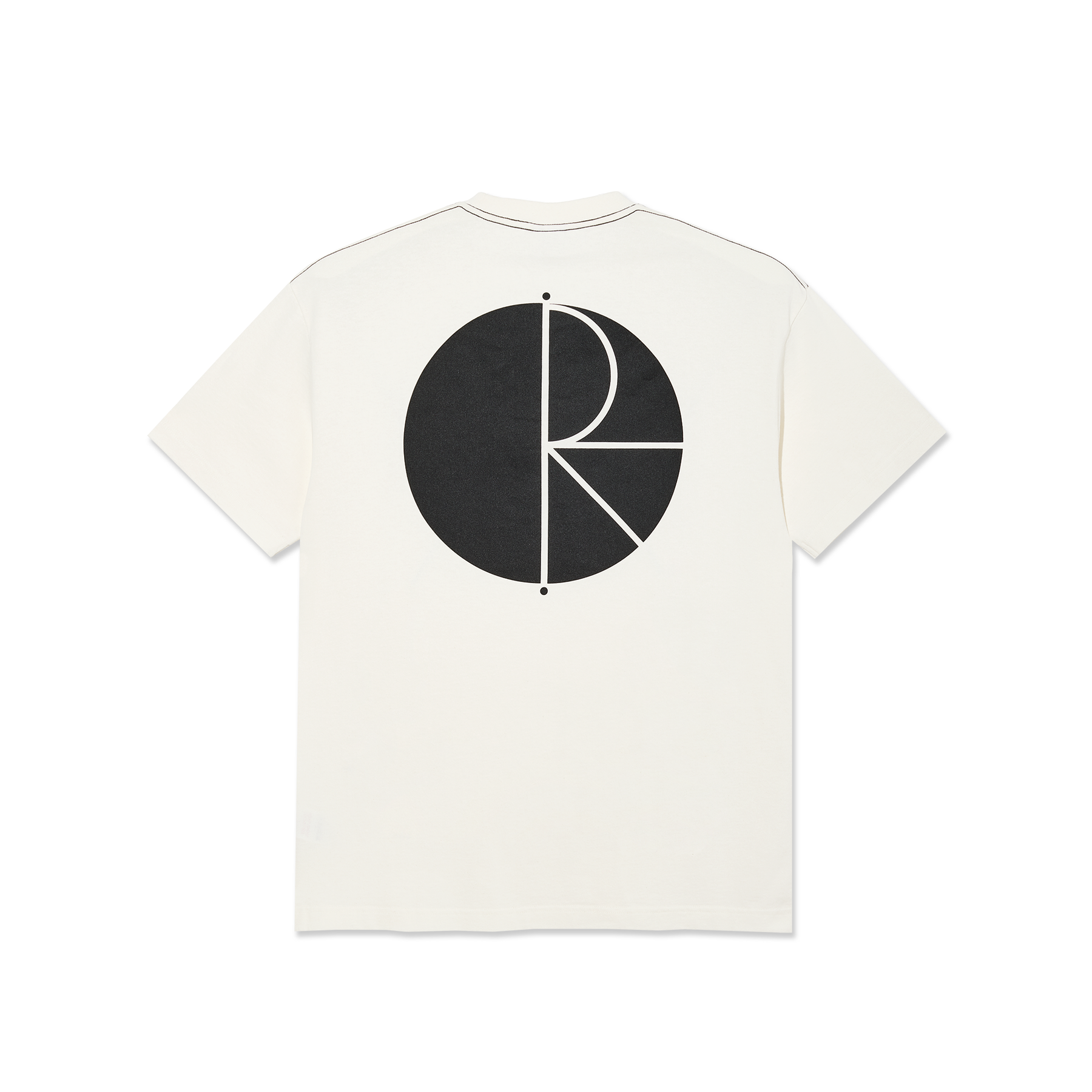 Contrast Tee | Fill Logo - Ivory/Black