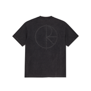 Contrast Tee | Stroke Logo - Silver Black/Black