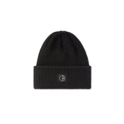 Double Fold Merino Beanie - Black