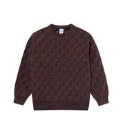George Sweater | P Pattern - Navy/Orange