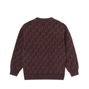 George Sweater | P Pattern - Navy/Orange