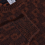 George Sweater | P Pattern - Navy/Orange