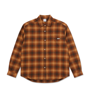 Mitchell LS Shirt | Shadow Check - Caramel