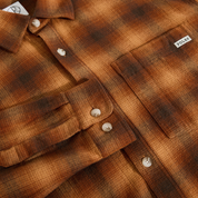 Mitchell LS Shirt | Shadow Check - Caramel