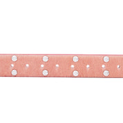 Pony Hair Studded Belt - Pink