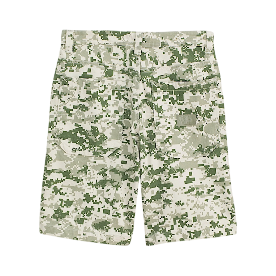 Premium Check-5 Short En Toile Baggy - Camo Digi Vert