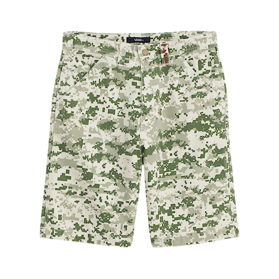 Premium Check-5 Short En Toile Baggy - Camo Digi Vert