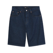 Premium Check-5 Short En Denim Baggy - Bleu Dark Rinse