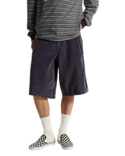 Short Premium En Velours Côtelé - Gris Steel Shadow