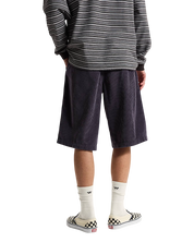 Short Premium En Velours Côtelé - Gris Steel Shadow