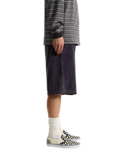 Short Premium En Velours Côtelé - Gris Steel Shadow