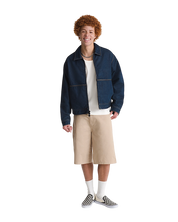 Premium Denim Station Jacket - Dark Indigo Blue