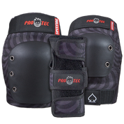 Street Junior 3-Pack Pad Set - Spitfire - Black Swirl
