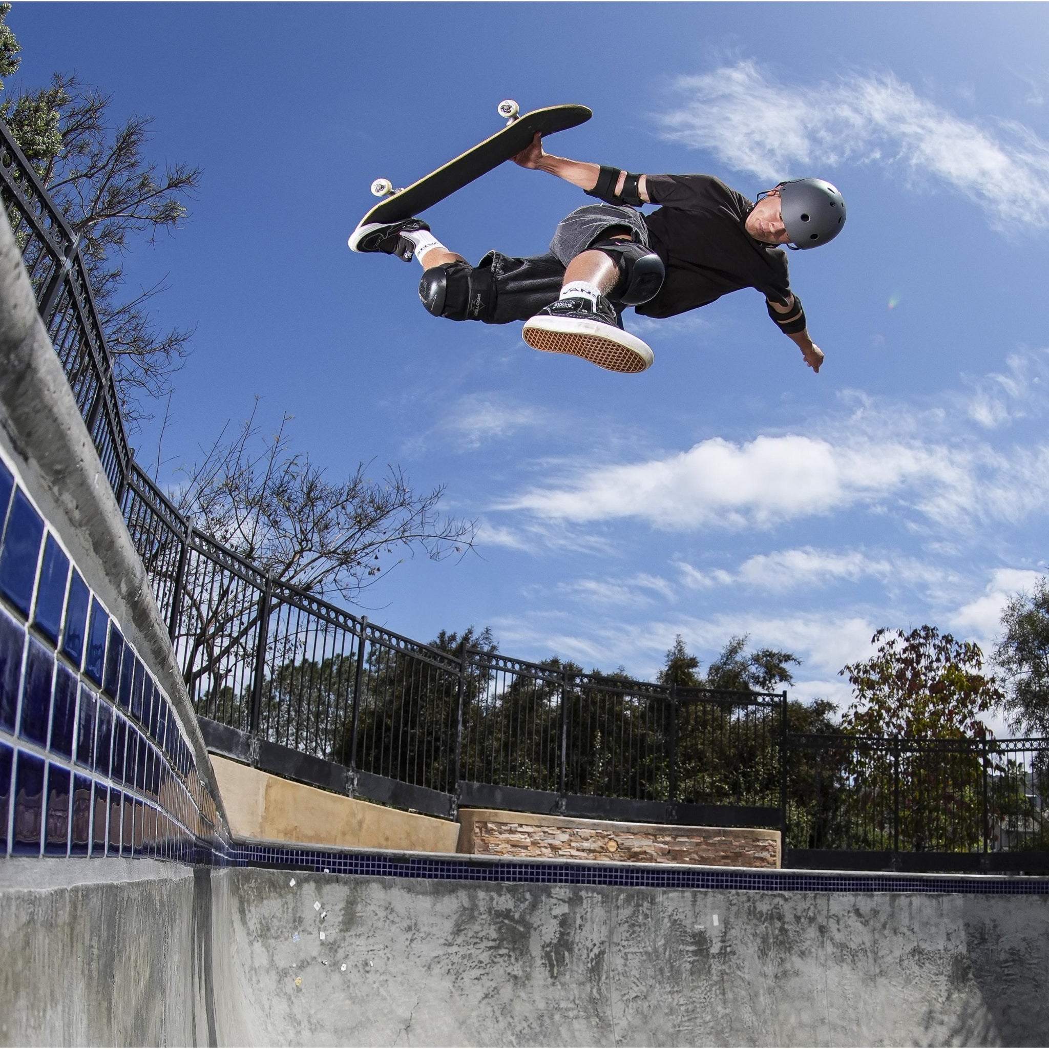 Genouillère Vert - Noir