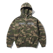 Sweat à Capuche Zippé Protocol - Camo Délavé