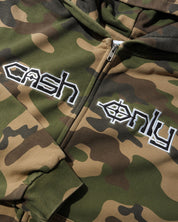 Sweat à Capuche Zippé Protocol - Camo Délavé