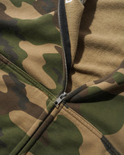 Sweat à Capuche Zippé Protocol - Camo Délavé