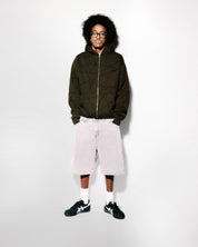 Wired Zip-Thru Hood - Fudge