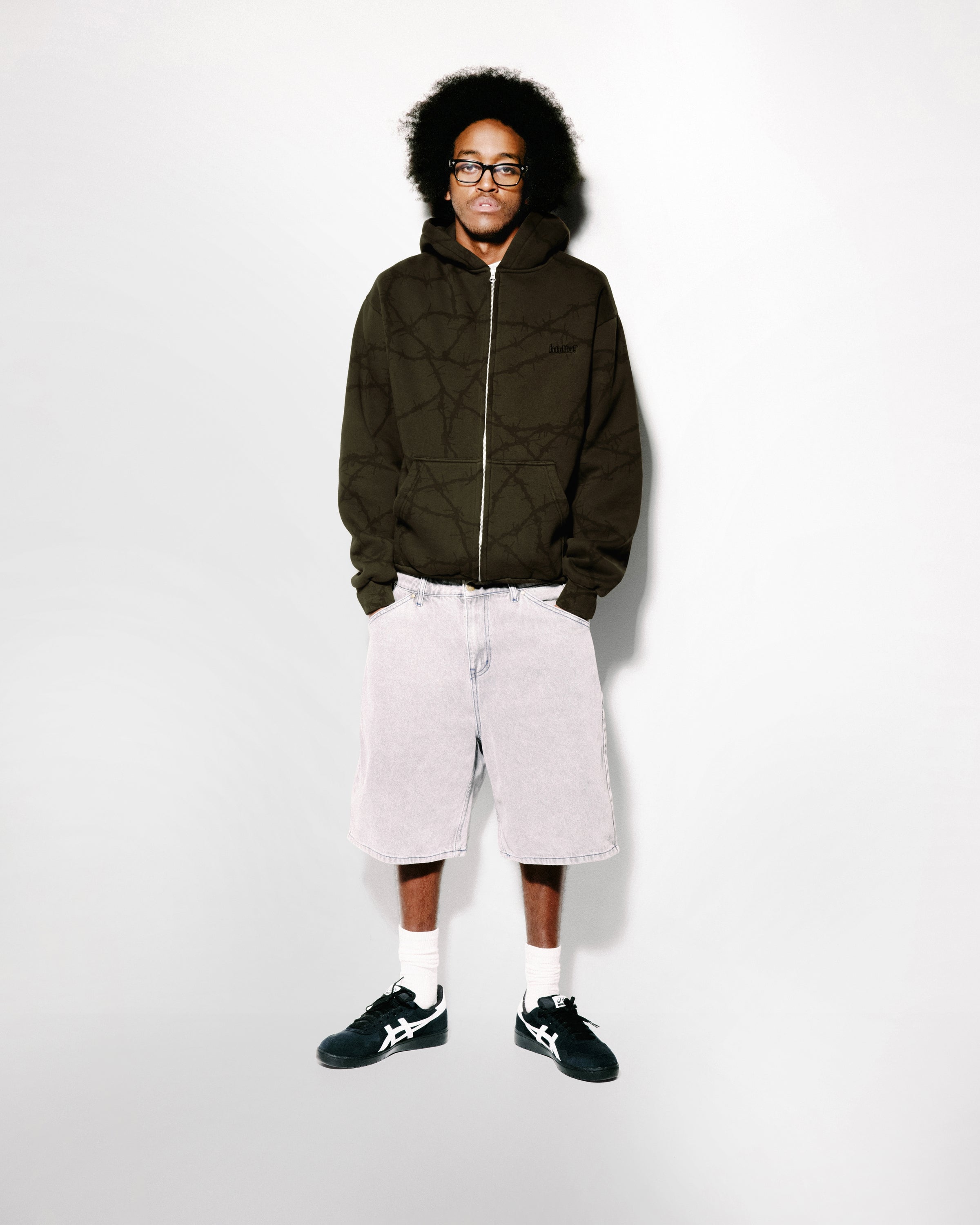 Wired Zip-Thru Hood - Fudge