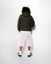 Wired Zip-Thru Hood - Fudge
