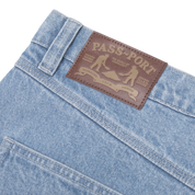 Workers Club Short en Denim - Délavé Indigo Clair